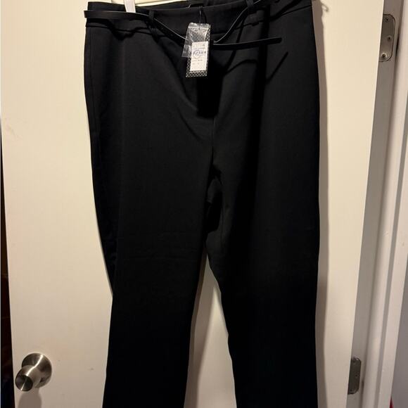 City Chic Black Pants with Belt - Picture 8 of 9